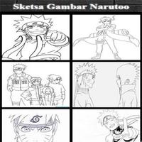 Sketsa Gambar Narutoo Anime capture d'écran 3