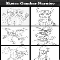 Sketsa Gambar Narutoo Anime screenshot 2