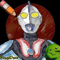 Best Ultraman Sketch Affiche