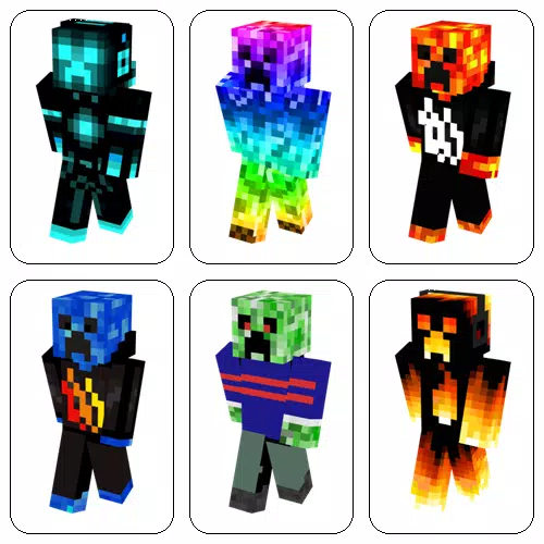 minecraft cool creeper skins