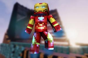 Ironman skin for Minecraft 2018 Poster