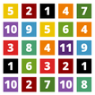 Color Number Blocks