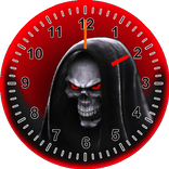 Skull Clock Widget