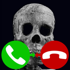 skull fake call icon