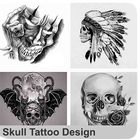 Skull Tattoo Design icône