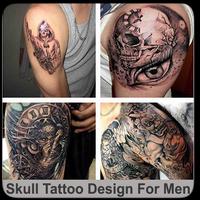 پوستر Skull Tattoo Design For Men