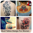 Skull Tattoo Design For Women-icoon