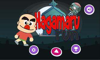 hagamaru run Cute indian cartoon game poster