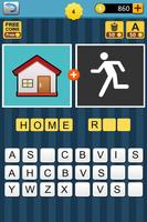 1+1 pics : guess the word poster