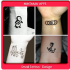 Pequeno tatuagem design ícone
