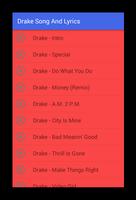 Drake One Dance Mp3 Song capture d'écran 1