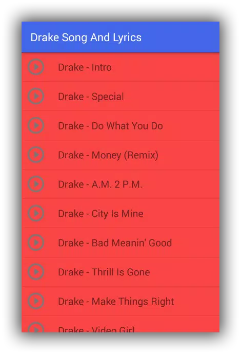 Drake One Dance Mp3 Song APK for Android Download
