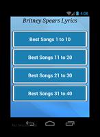 Britney Spears Toxic lyrics capture d'écran 1