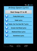 Britney Spears Toxic lyrics capture d'écran 2