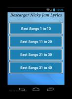 Descargar Nicky Jam Lyrics स्क्रीनशॉट 1