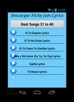 Descargar Nicky Jam Lyrics स्क्रीनशॉट 2