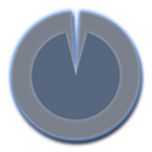 Polarizer Analog Clock: Blue أيقونة