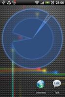 Polarizer Analog Clock: Blue 스크린샷 2