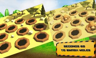 60 Seconds Challenge: Smash the Moles captura de pantalla 1