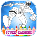 Coloring Pages : How to color Super Hero Rangers APK