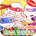 Turtles Coloring Pages for Mutant ninja hero иконка