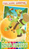 Turtles Coloring Pages for Mutant ninja hero 截图 2