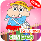 Shin Coloring Pages For little chann icon