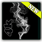 3D Smoke Effect Name Art Maker simgesi