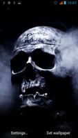 Smoking Skull Live Wallpaper capture d'écran 1