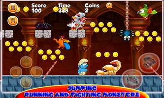 Super Smurf Run Adventures Village скриншот 2