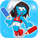 Smurfy Coloring Game APK