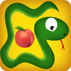 Icona snake eat fruit game