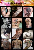 پوستر Snake Tattoo Design