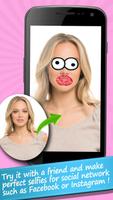 برنامه‌نما Funny Face Camera Stickers عکس از صفحه