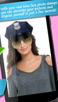 Funny Face Camera Stickers Screenshot 1