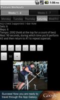 برنامه‌نما Posture Exercises عکس از صفحه