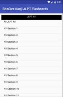Bite-Sized Kanji Japanese JLPT Flashcards capture d'écran 1