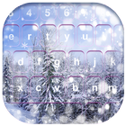 Snowfall Photo Keyboard Themes icon