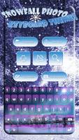 Snowfall Photo Keyboard Themes Plakat