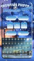 Snowfall Photo Keyboard Themes Screenshot 1