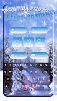 Snowfall Photo Keyboard Themes screenshot 2