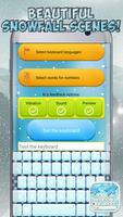 Snowfall Keyboard Themes poster