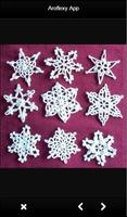 Crochet Snowflake Ideas Affiche