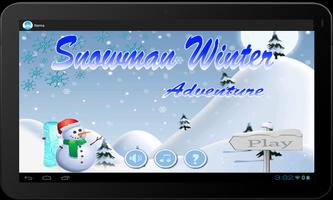 Snowman Winter Adventure Affiche
