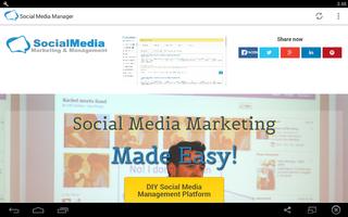 Social Media Manager Software poster