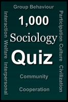 Sociology Quiz Plakat