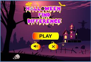 Halloween Find Difference Affiche