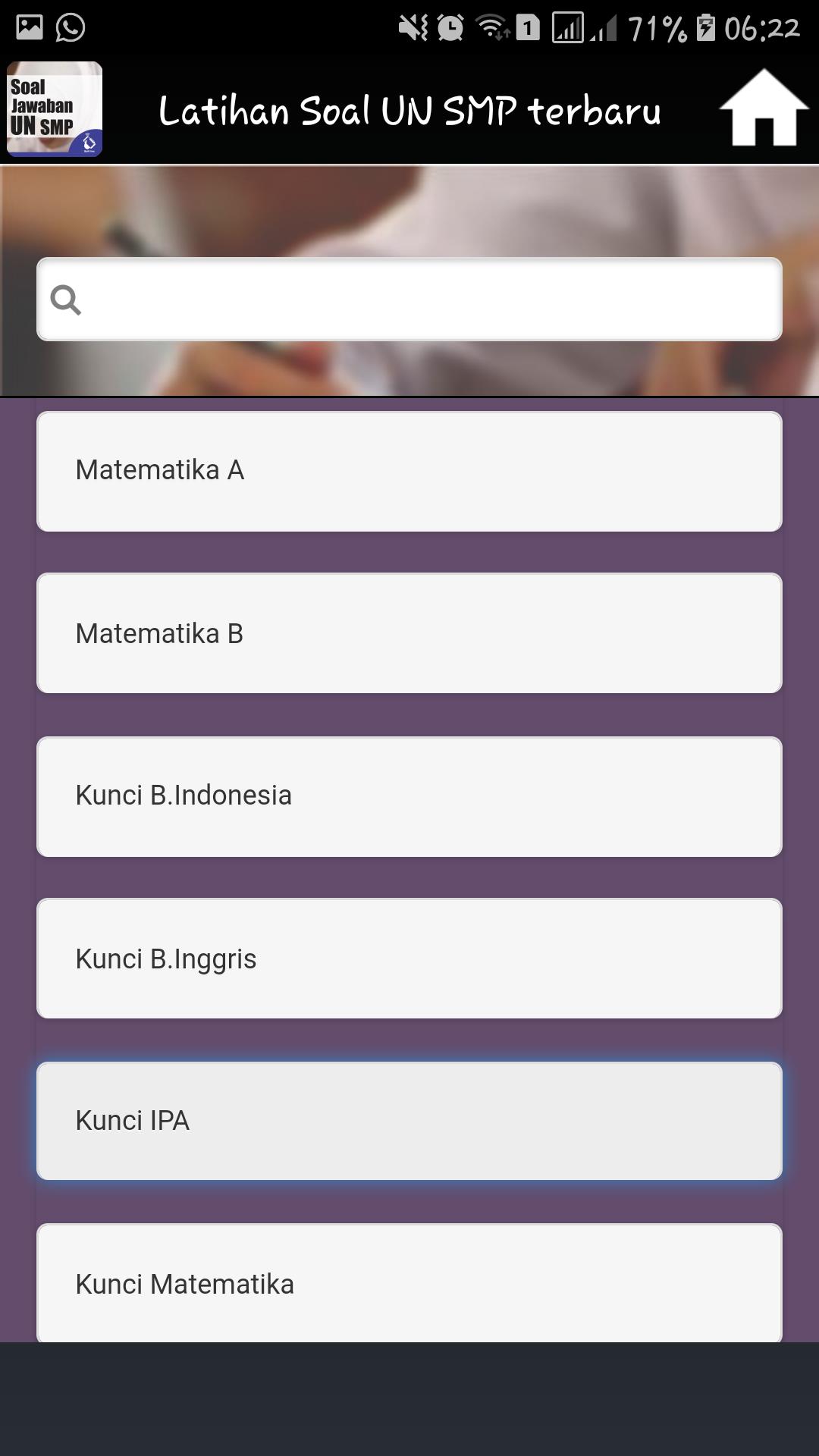 Latihan Soal Ujian Nasional SMP terbaru captura de pantalla 4