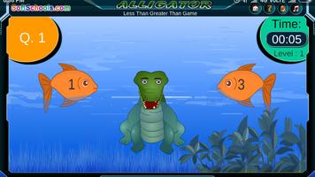 Alligator Greater Than Game imagem de tela 1