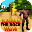 the rock |jumanji| jungle run